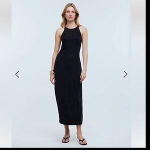 NWT Madewell Crisscross Midi Slip Dress in Cupro-Blend